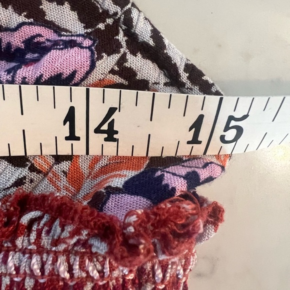 Free People Intimately Floral Print Gabriela Halter Boho Midi Dress Small SP - Picture 5 of 10